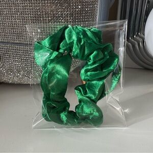 3/$15 Bright Green Scrunchie Lime Green Ponytail Stocking Stuffer
